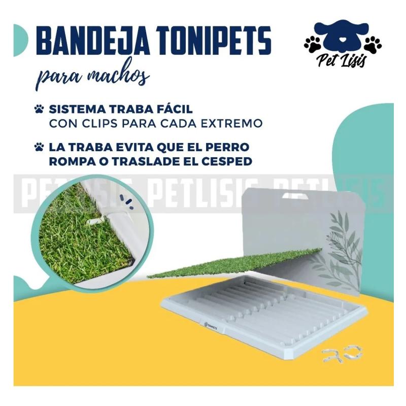 Bandeja Sanitaria Tonipets Mini C/acc Perro Cachorro Mascota