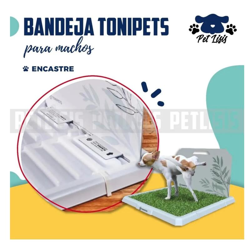 Bandeja Sanitaria Tonipets Mini C/acc Perro Cachorro Mascota
