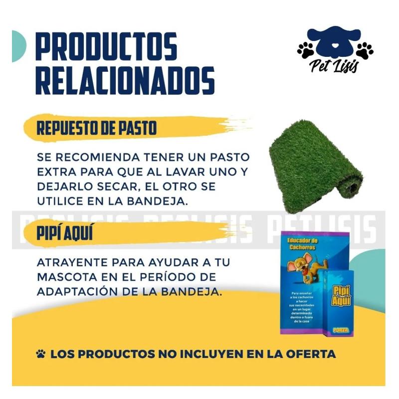 Bandeja Sanitaria Tonipets Mini C/acc Perro Cachorro Mascota