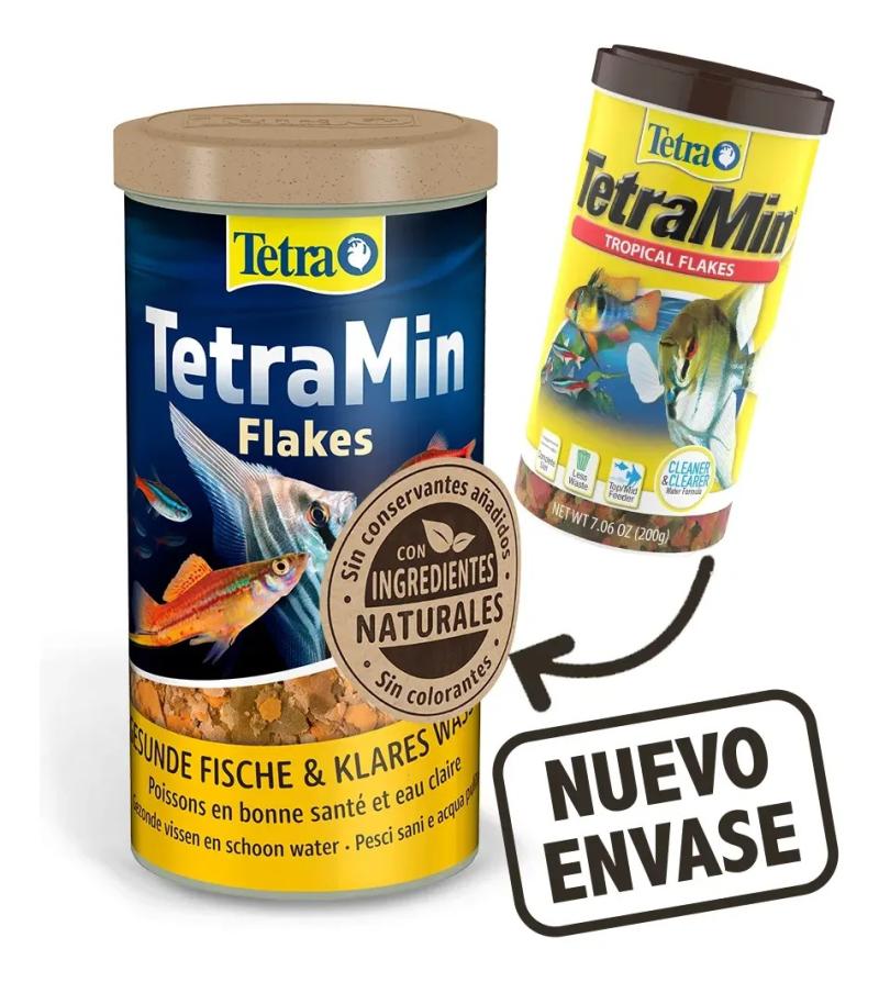 Alimento Para Peces Tetra Min Flakes 20gr Acuario Pecera