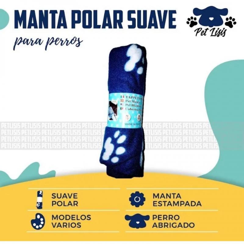 Manta Polar Diseños Perros Gatos Cachorros Mascotas Bulldog