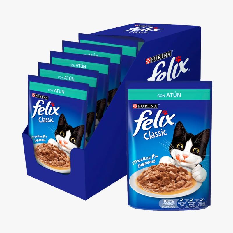 Felix Pouch Gato Adulto Atun 85gr x15u