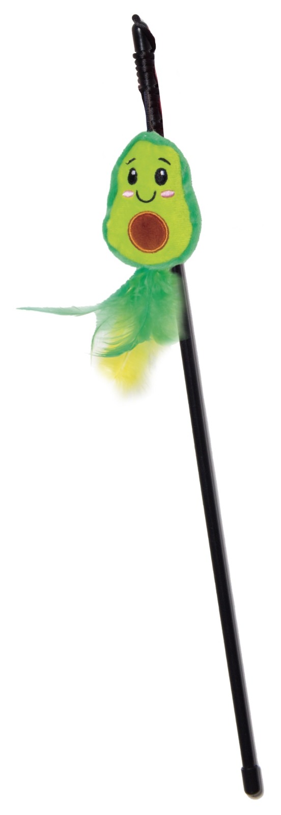 Juguete Cañita Palta Y Plumas 48cm Cancat Gatos Mascotas