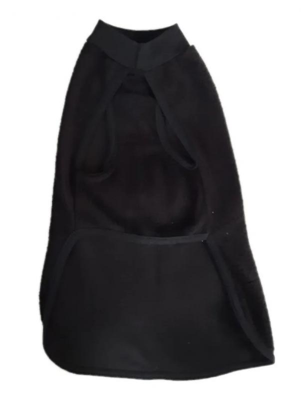 Ropa Para Perros Polar Negro Buzo Abrigo Gatos Cachorro Mascotas