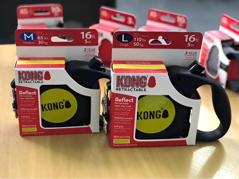 Correa Retractil Reflect Medium 5m Kong Para Perros Mascotas