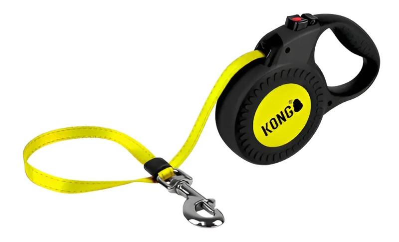 Correa Retractil Reflect Medium 5m Kong Para Perros Mascotas