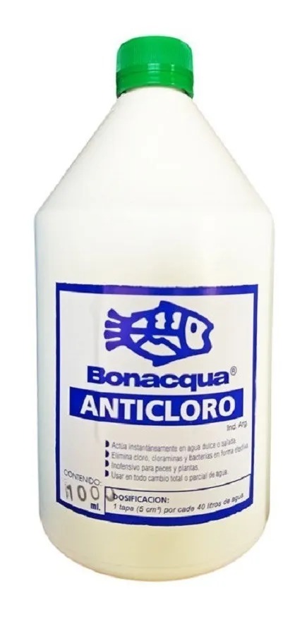 Botella Liquido Acondicionador Anticloro Bonacqua 500ml
