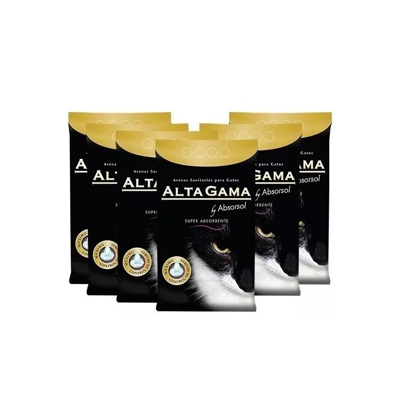 Piedritas Para Gatos Alta Gama 6 U X 3.6 Kg Piedras Gato