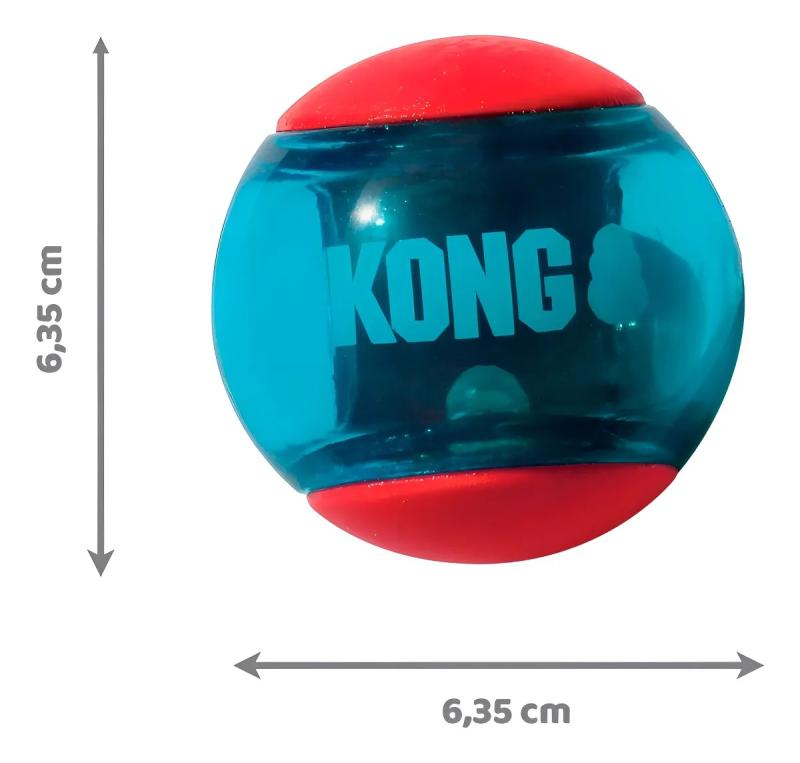 Juguete Pelotas Squezz Action X3u Rojo Y Azul Medium Perros