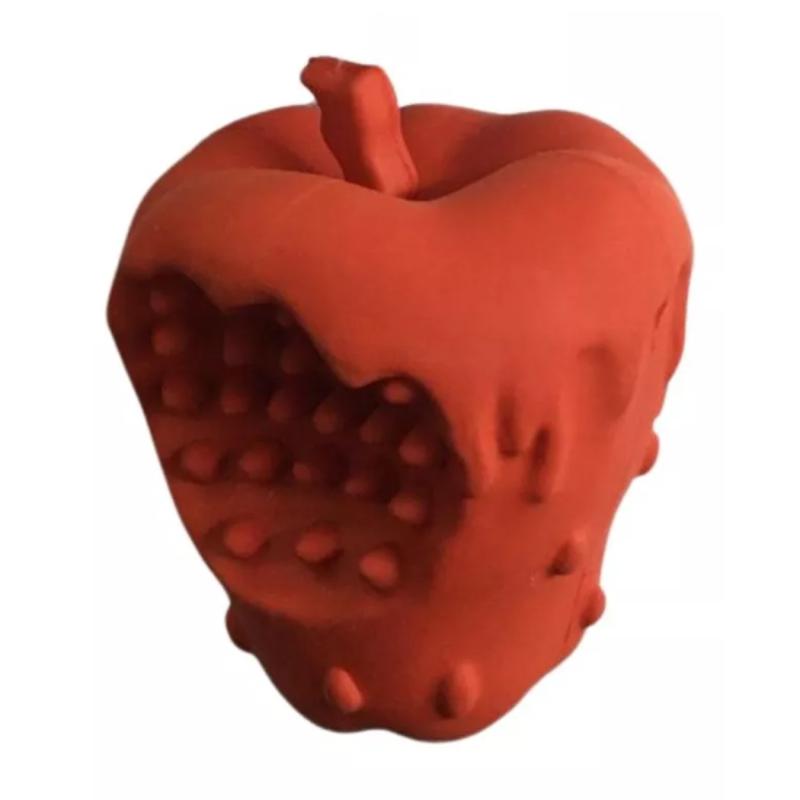 Juguete Manzana Snack Strong Aroma Carne Perros