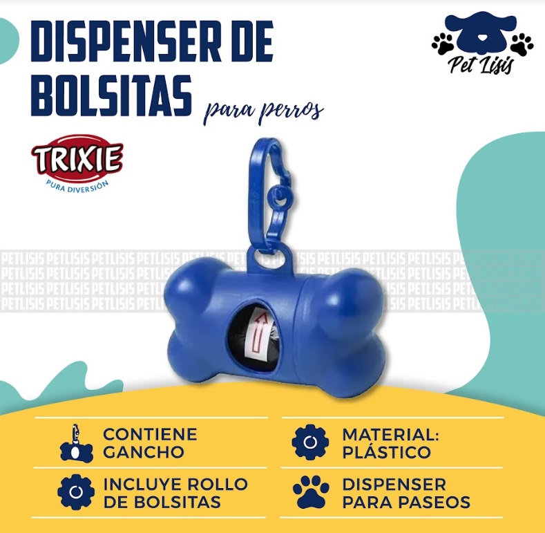 Dispenser Bolsitas Trixie Perros Cachorros Mascotas