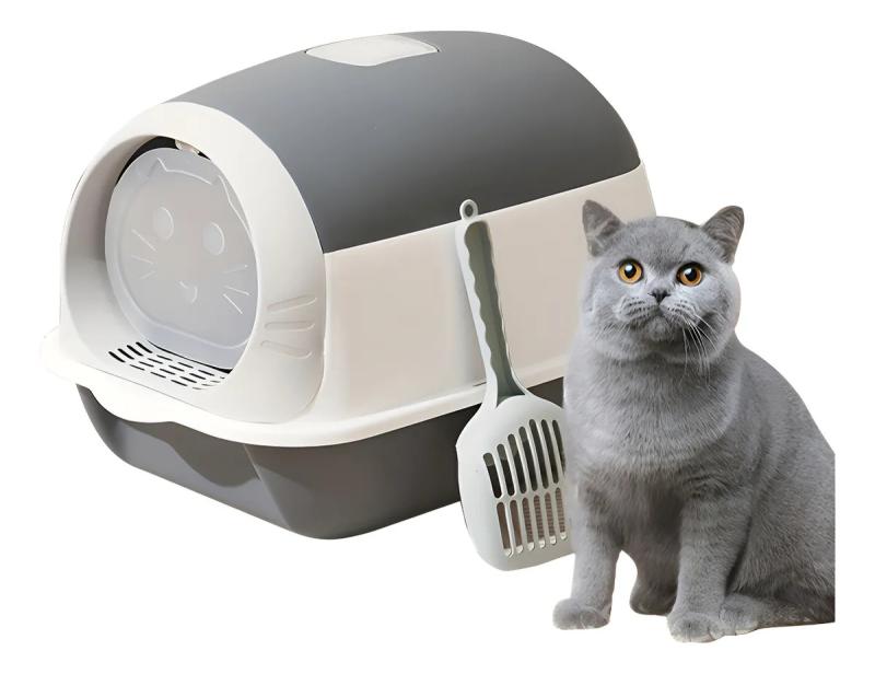 Litera Bandeja Cerrada Camila Arenero Sanitario Para Gatos