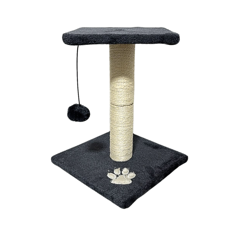Rascador Torre Poste Para Gato Simple Chico 39cm Con Pelota