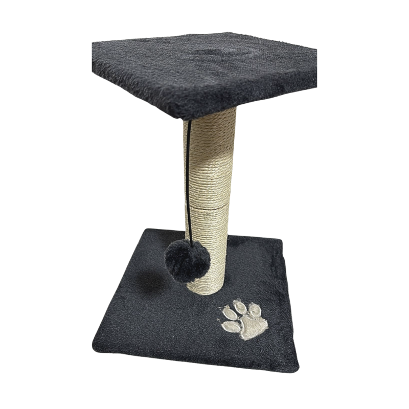 Rascador Torre Poste Para Gato Simple Chico 39cm Con Pelota