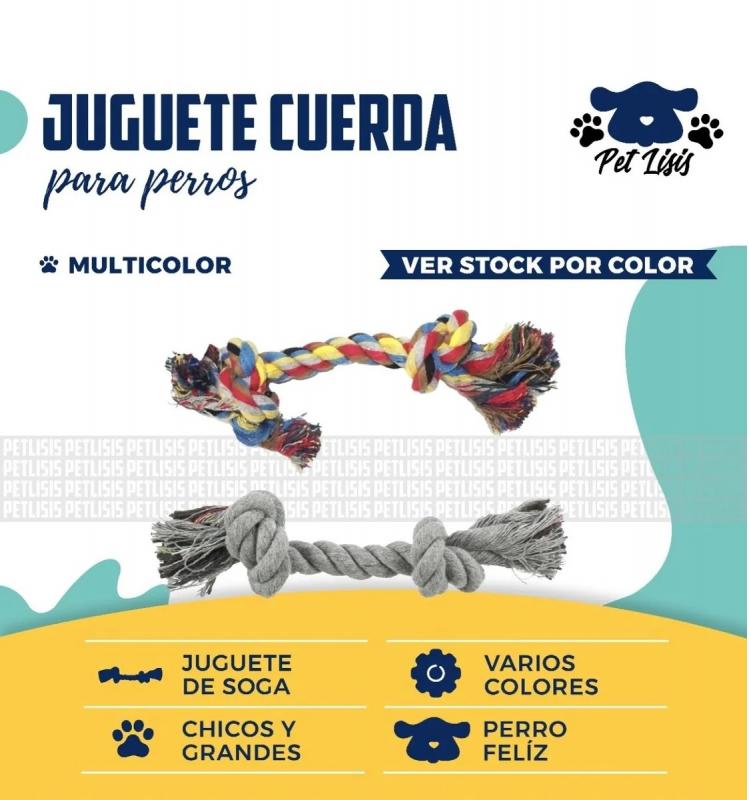 Juguete Cuerda Chica Mascotas Perros Cachorros Trixie