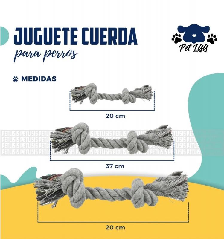 Juguete Cuerda Chica Mascotas Perros Cachorros Trixie