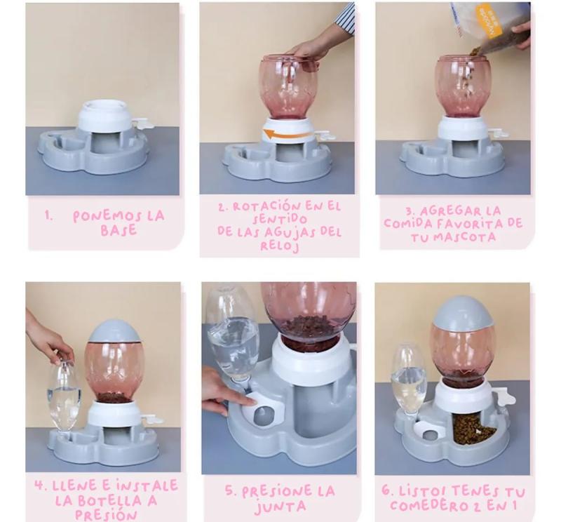 Comedero Bebedero Automatico 2 en 1