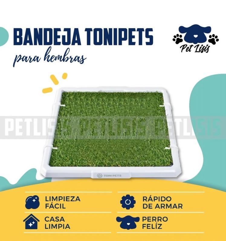 Bandeja Sanitaria Mini Tonipets Perros Cachorros Mascotas