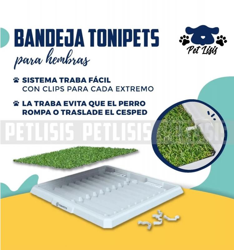 Bandeja Sanitaria Mini Tonipets Perros Cachorros Mascotas