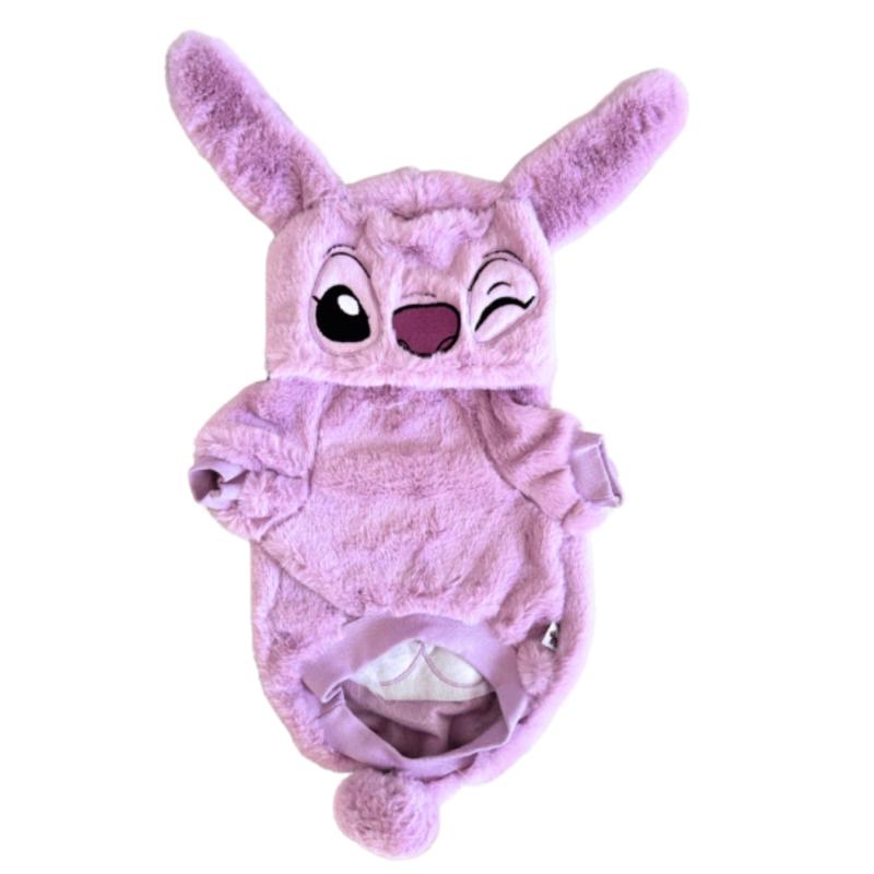 Ropa Para Perros Buzo Angel Stitch Lila Cachorros Mascotas