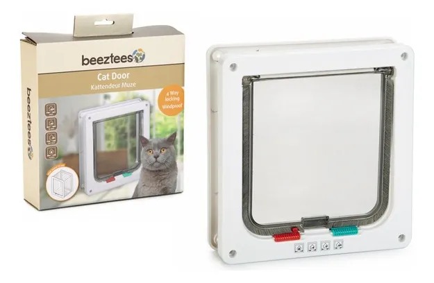 Puerta Vaiven Beeztees 4 Posiciones Perros Gatos Mascotas