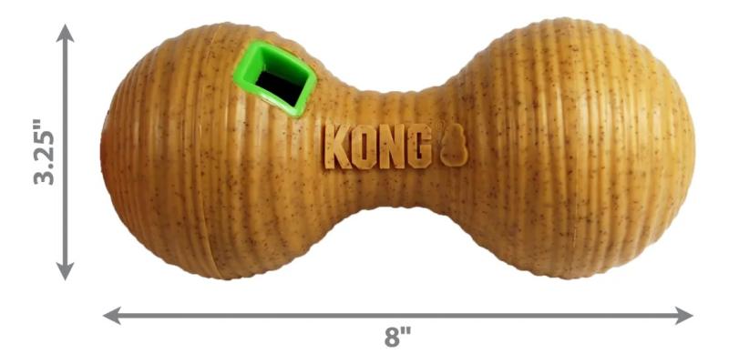 Juguete Bamboo Dumbell Rellenable Medium Perros Mascotas