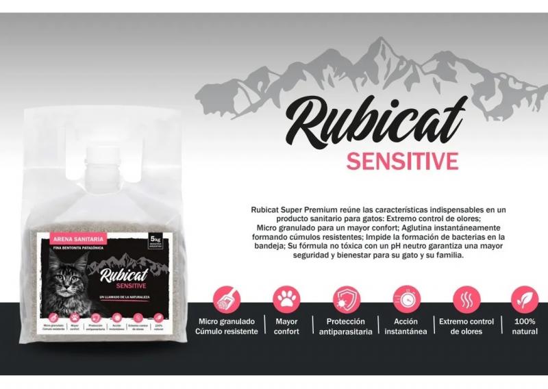 Piedritas Para Gatos Aglomerantes Rubicat Sensitive 5kg