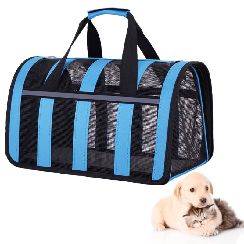 Bolso Transportador Rayado S Para Mascotas