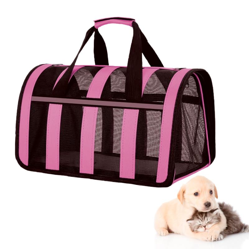 Bolso Transportador Rayado S Para Mascotas