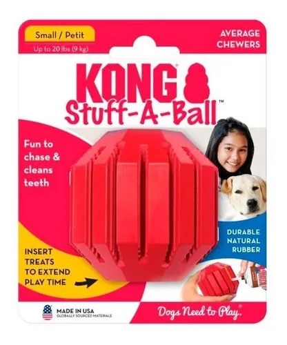 Juguete Para Perro Pelota Stuff Rellenable Large Kong