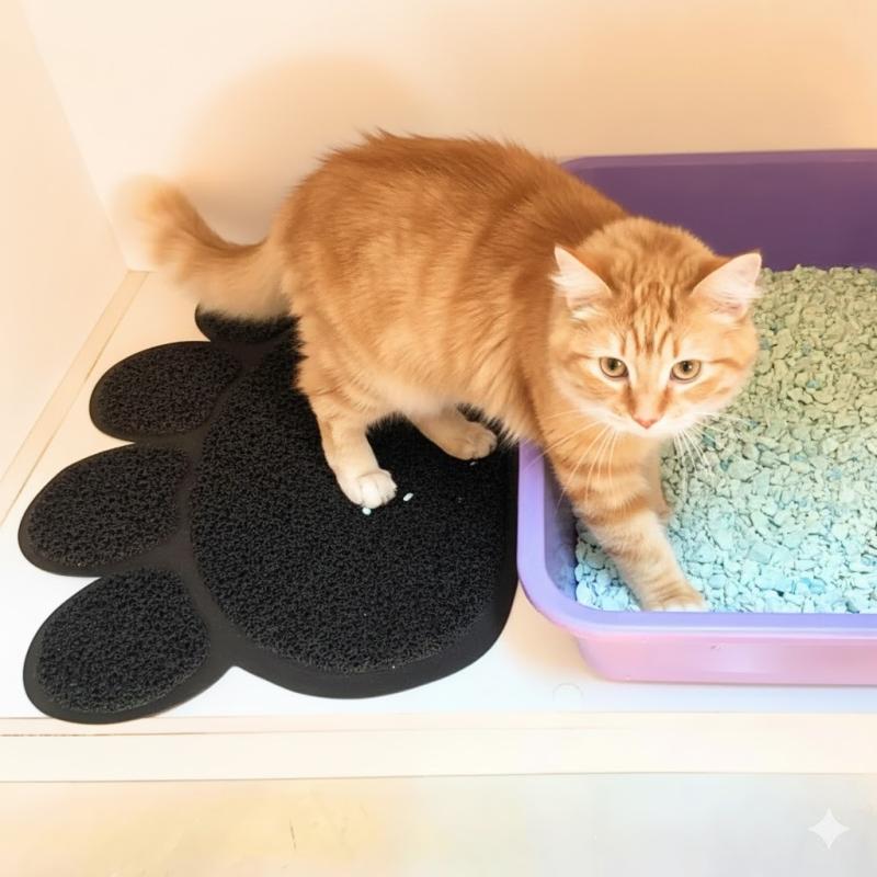 Alfombra Salida De Litera Huella Para Baño Gatos Mascotas