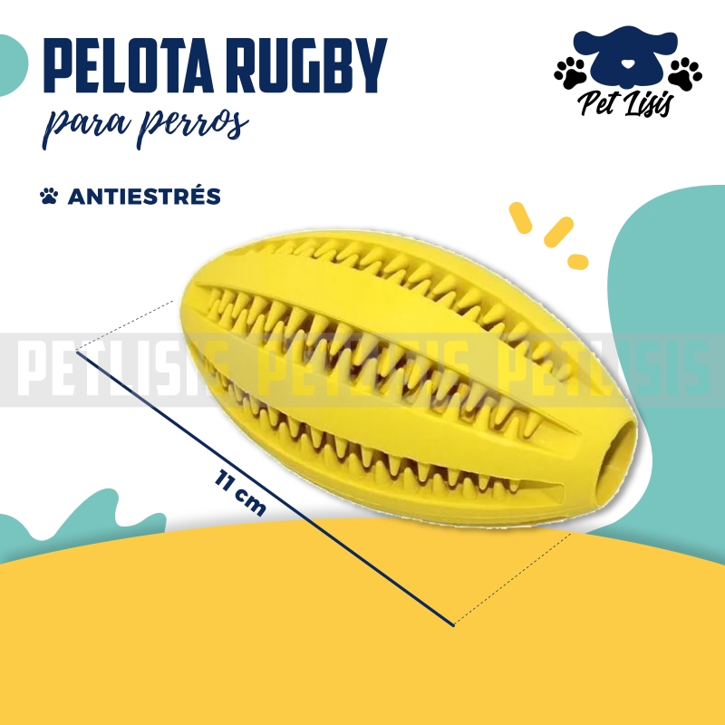 Juguete Pelota Rugby Dental Grande Trixie Perros Mascotas