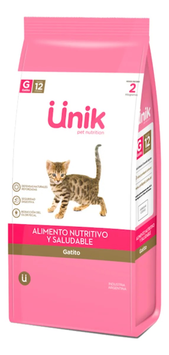 Alimento Para Gato Unik Gatito 2kg Premium