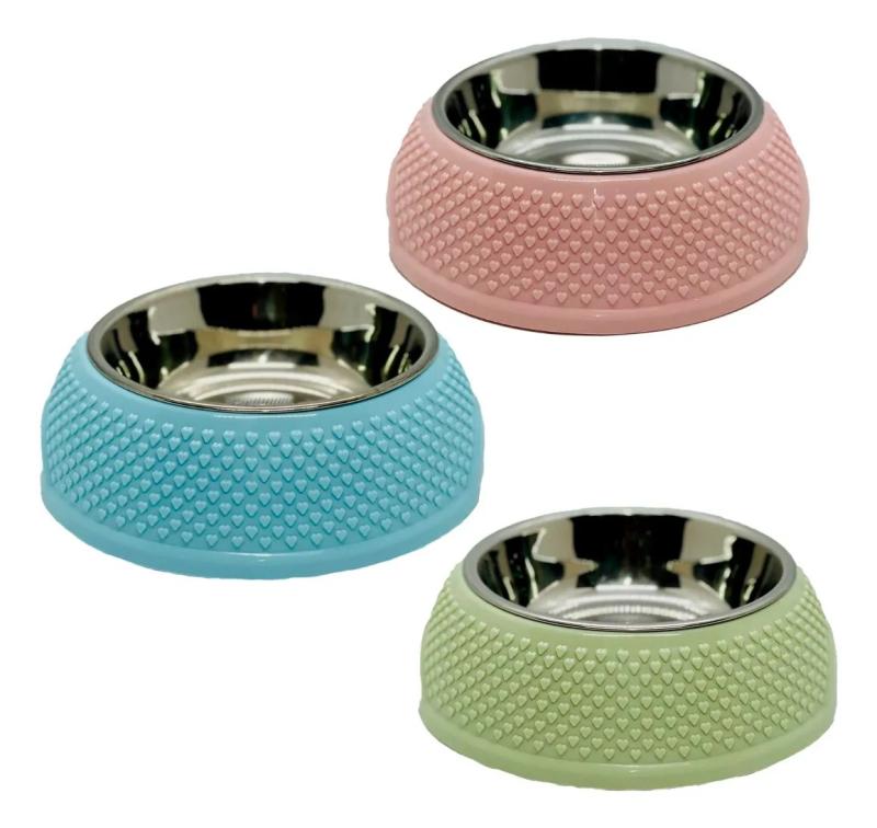 Comedero Bebedero Corazones Perros Gatos