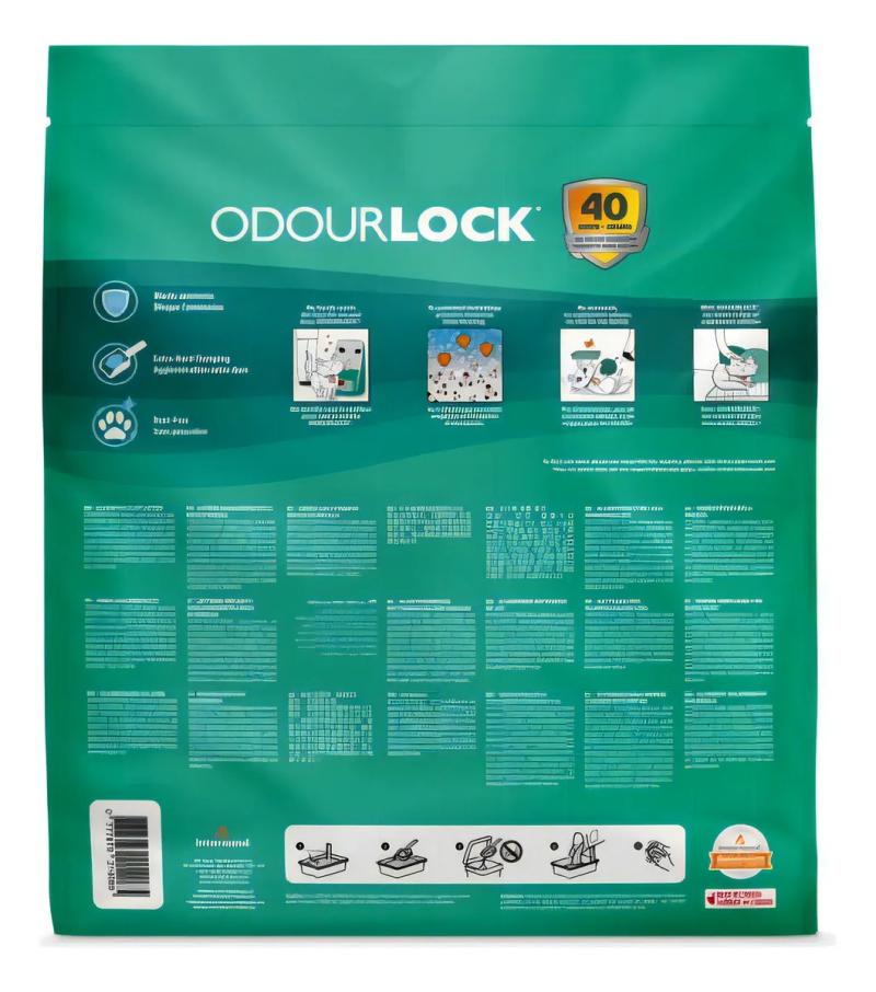 Piedrita Para Gatos Sanitarias Aglomerante Odourlock Calming Breeze 6kg