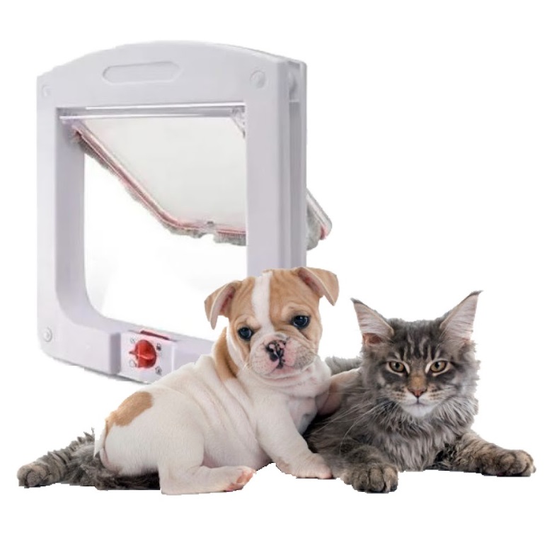 Puerta Vaiven 4 Bloqueos Perros Cachorros Mascotas