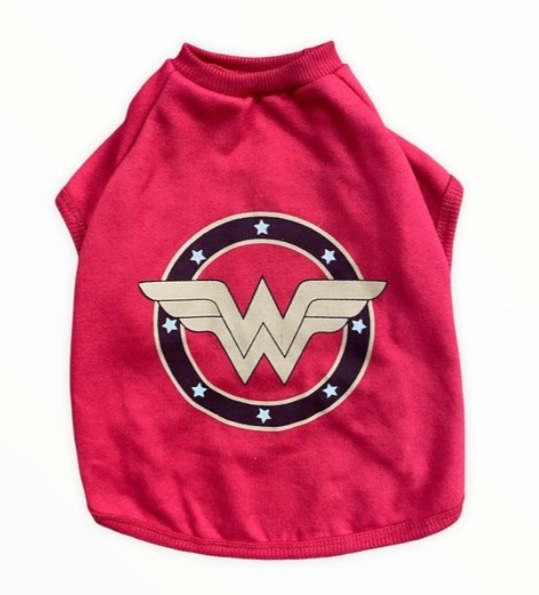 Buzo Abrigo Para Perros WonderWoman Ropa Gatos Diseños Cachorro Mascotas