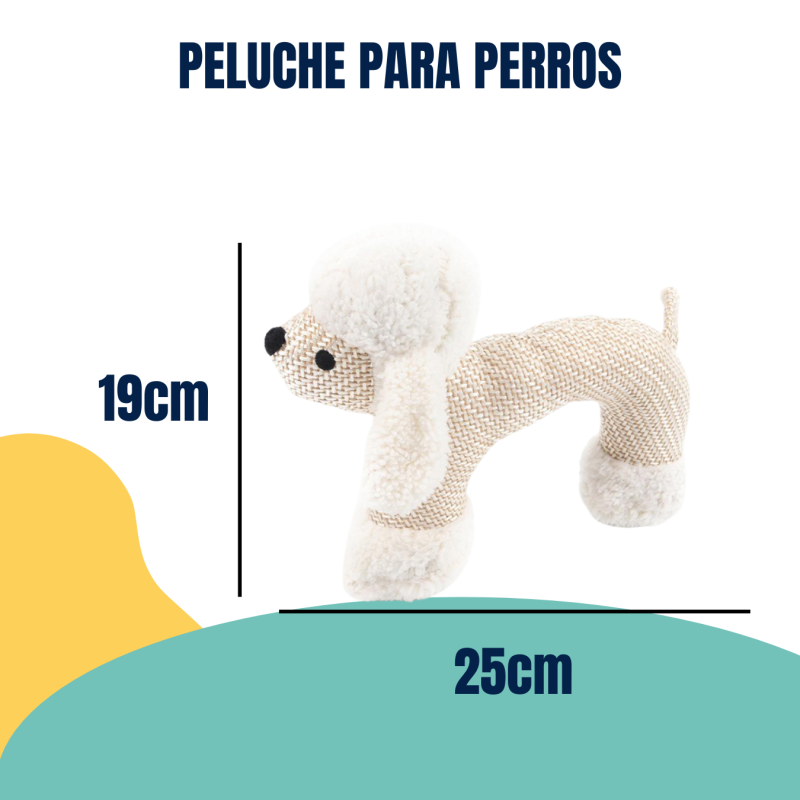 Juguete Peluche Para Perros Suave Diseños Animales Mascotas