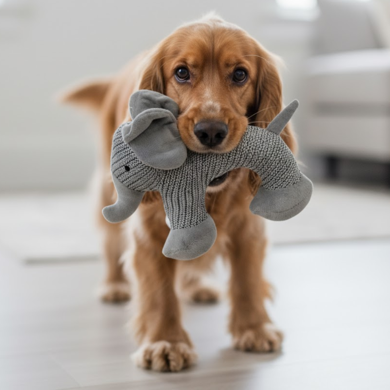 Juguete Peluche Para Perros Suave Diseños Animales Mascotas