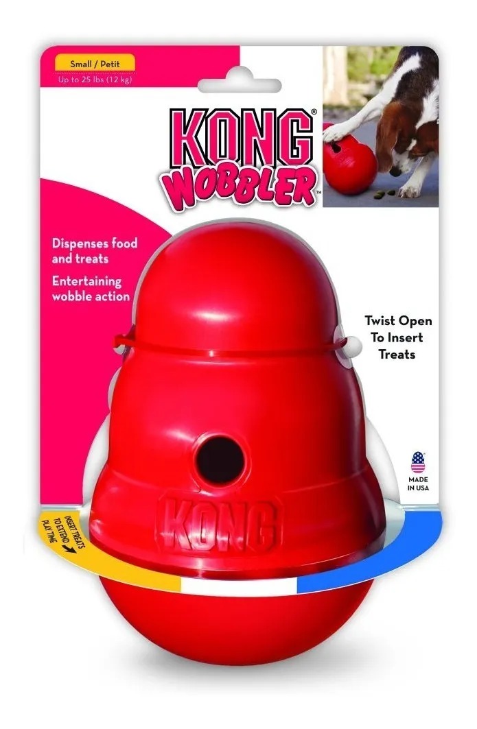 Juguete Para Perro Rellenable Wobbler Small Kong Mascotas