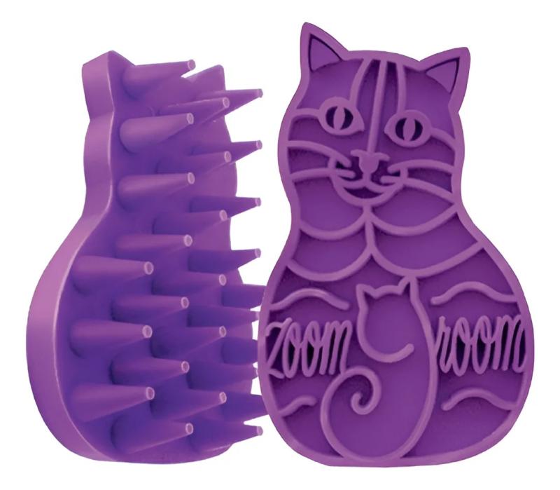 Cepillo Peine De Masaje Zoom Groom Gatos Kong