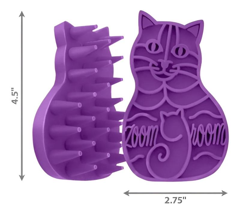 Cepillo Peine De Masaje Zoom Groom Gatos Kong