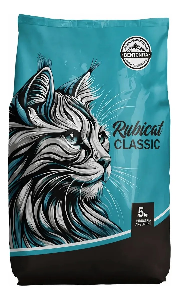 Piedritas Para Gatos Aglomerante Rubicat Classic 2x5kg Persa