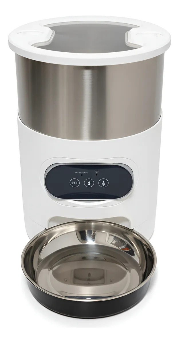 Dispenser Alimento Comedero Doble Automatico 3lt Mascotas