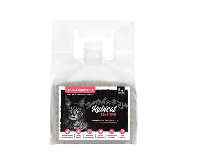 Piedritas Para Gatos Aglomerantes Rubicat Sensitive X4 20kg!