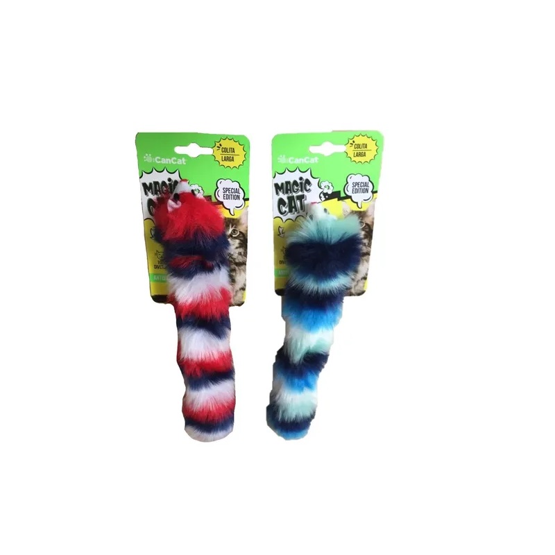 Juguete Cola De Felpa Con Sonido Gatos Persa Siames Mascotas
