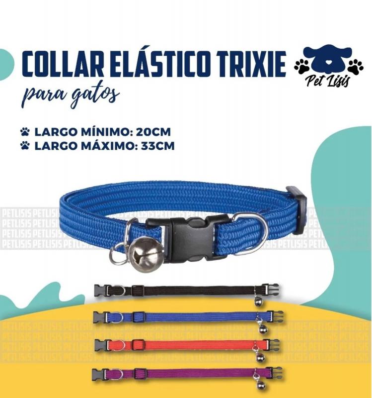 Collar Gatos Trixie Elastico Antiahorque Persa Siames