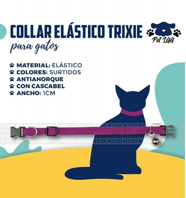 Collar Gatos Trixie Elastico Antiahorque Persa Siames