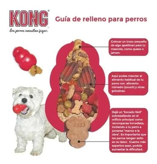 Juguete Para Perro Rellenable Kong Senior Large