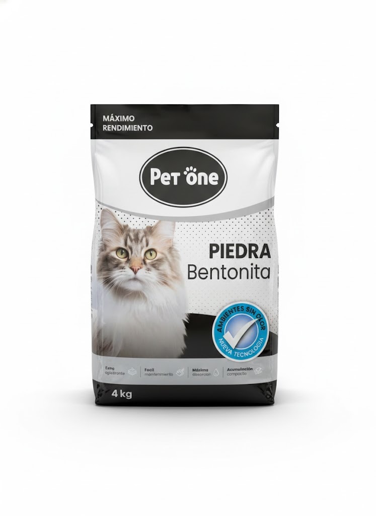 Piedras Sanitarias Bentonita Aglomerante Pet One 4kg Gatos